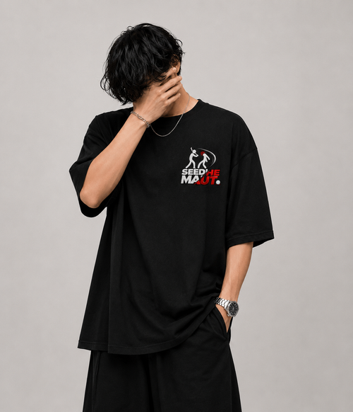 BE MAN SEEDHE MAUT OVERSIZED TEE